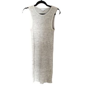 James Perse Grey Ribbed Dress